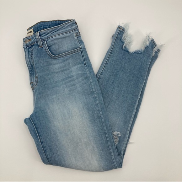 L’Agence High Line High Rise Tattered Hem Jeans 30 - Picture 13 of 16